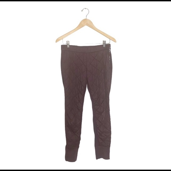 Stella McCartney x Adidas Maroon Quilted Moto Pant - Picture 5 of 6